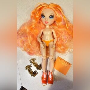 Rainbow High Poppy Rowan Orange Doll with Accessories